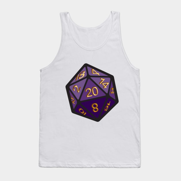 D20 Tank Top by RollForTheWin